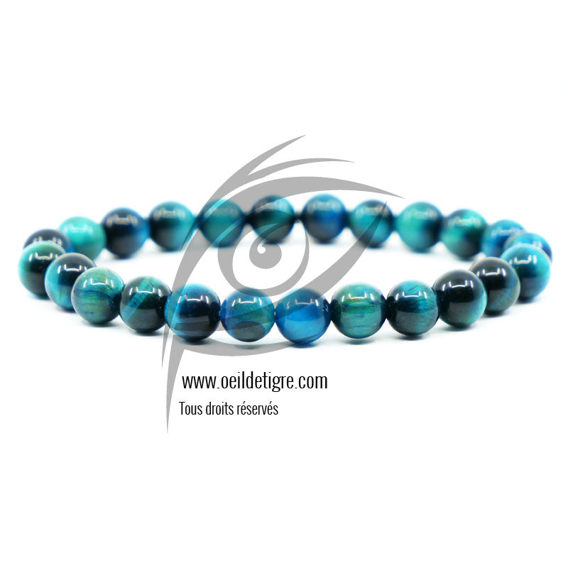 Bracelet Œil de Tigre Turquoise